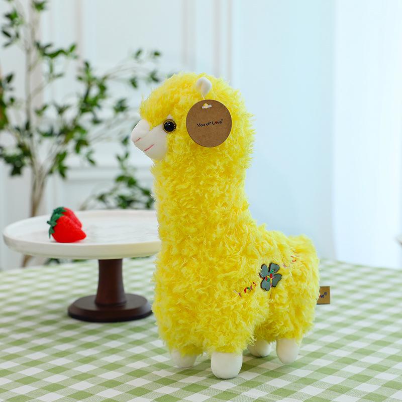 Cute alpaca doll lamb pendant plush toy grab machine doll zoo event gift