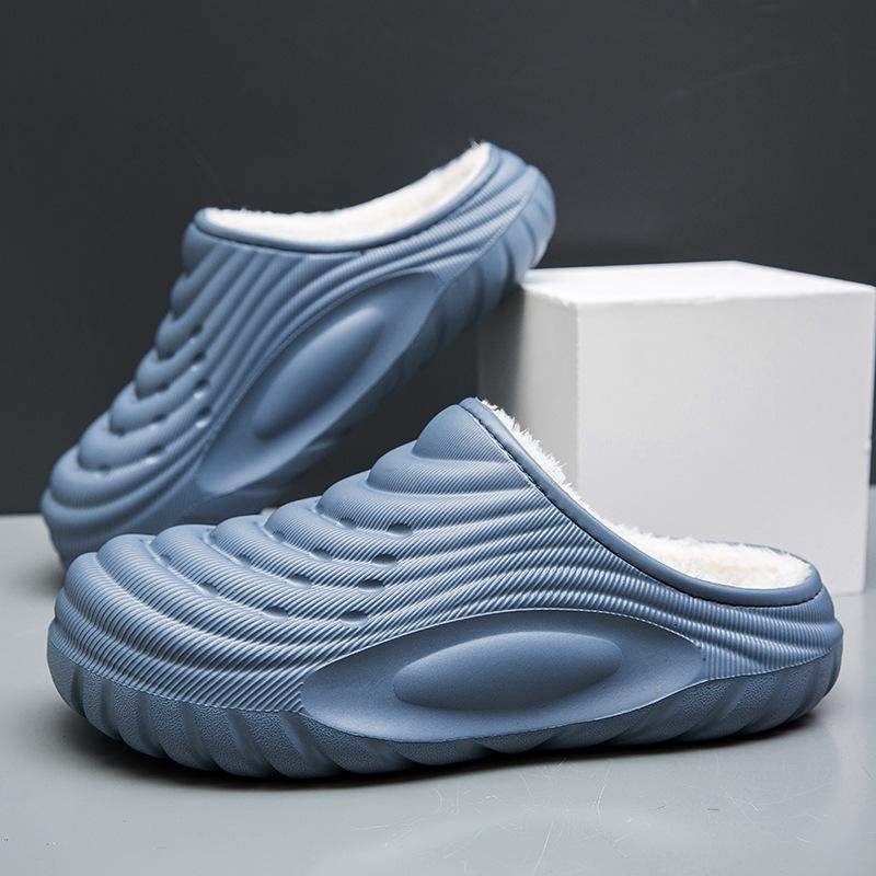 Cotton slippers new winter wear home velvet warm cotton shoes winter bag and waterproof slippers
