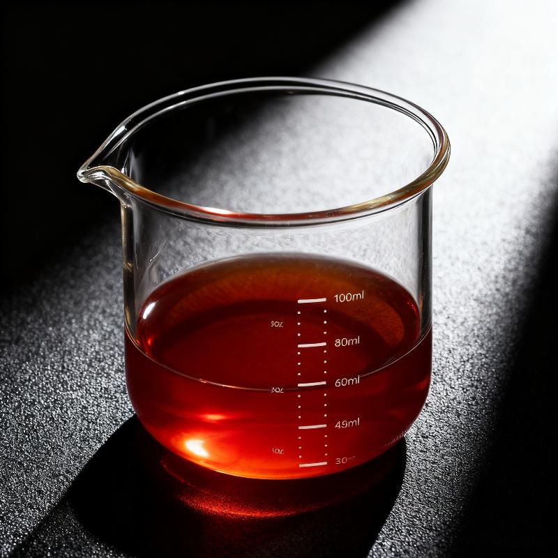 100ML Graduated coffee measuring cup clear glass extraction cup mini coffee cup milk cup coffee mugs wine glass coffee cup