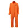 Halloween American Adult Men's and Women's Performance Costume Prisoner's Play Costume Orange Prisoner's Uniform C Uniform Factory