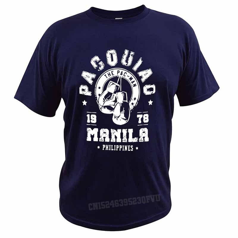 Manny Pacquiao T-Shirts Professioneller Boxer T-Shirts Herren Damen Bequem Valentinstag Baumwolle Camiseta Oversized Camisas