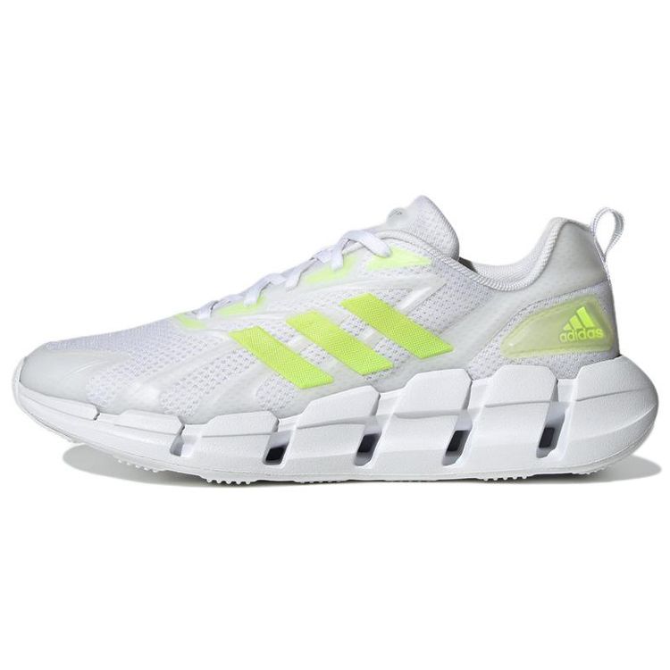 Adidas Ventice Fashion Comfortable Fabric Shock Absorption Non-Slip Breathable Low-Top Casual Running Shoes Men Sneakers White Green GV6609