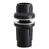 Aquarium Drain Line Connector Set for Pet Habitat Care, Screw-Lock Pipework Body with Seal Washers for Filter Line Work
