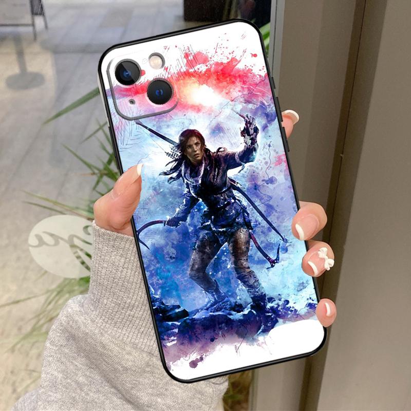 Lara Croft Tomb Raider Case For iPhone 17 Air 16 15 14 13 11 12 Pro Max Plus 12 13 Mini 16e 17 Pro Max Back Cover
