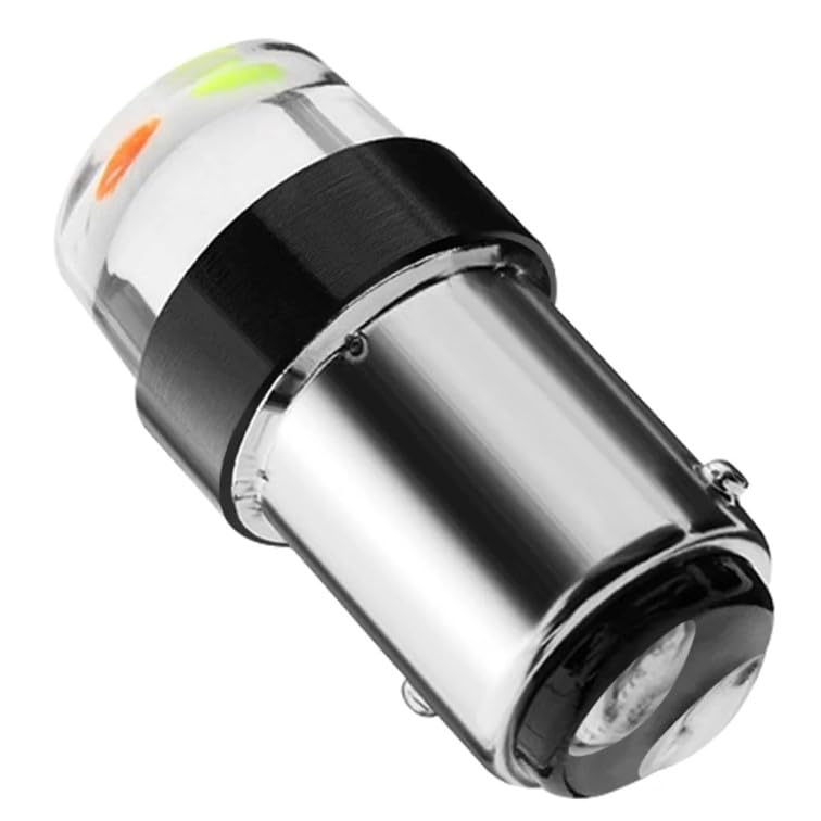 

Glitter Tail Lamp Yankee Tail Brake Lamp Twirl Tail Strobe Light LED Tail S25 12V LED Double Bulb Different Pin Rainbow Colorful Motorcycle Auto