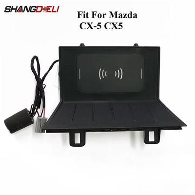 1 Stück Auto Kabelloses Handy-Ladegerät Schnellladeplatte Panel Handyhalter Auto Kabelloses Ladegerät für Mazda CX-5 CX5 2017-2024