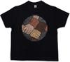 United Kids Boys T-Shirt Love Borders No Nations Against Racism Respect Hand-