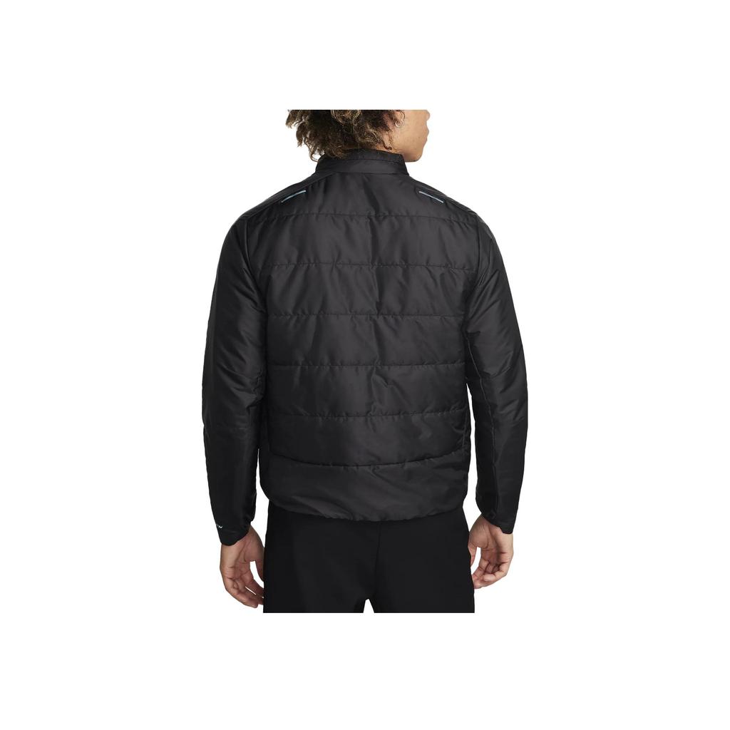 Nike Giacca Uomo Maniche Lunghe Collo Alto Stampa Logo Solido Vestibilità Ampia Therma-Fit ADV AeroLoft Capispalla Nero FB7556-010