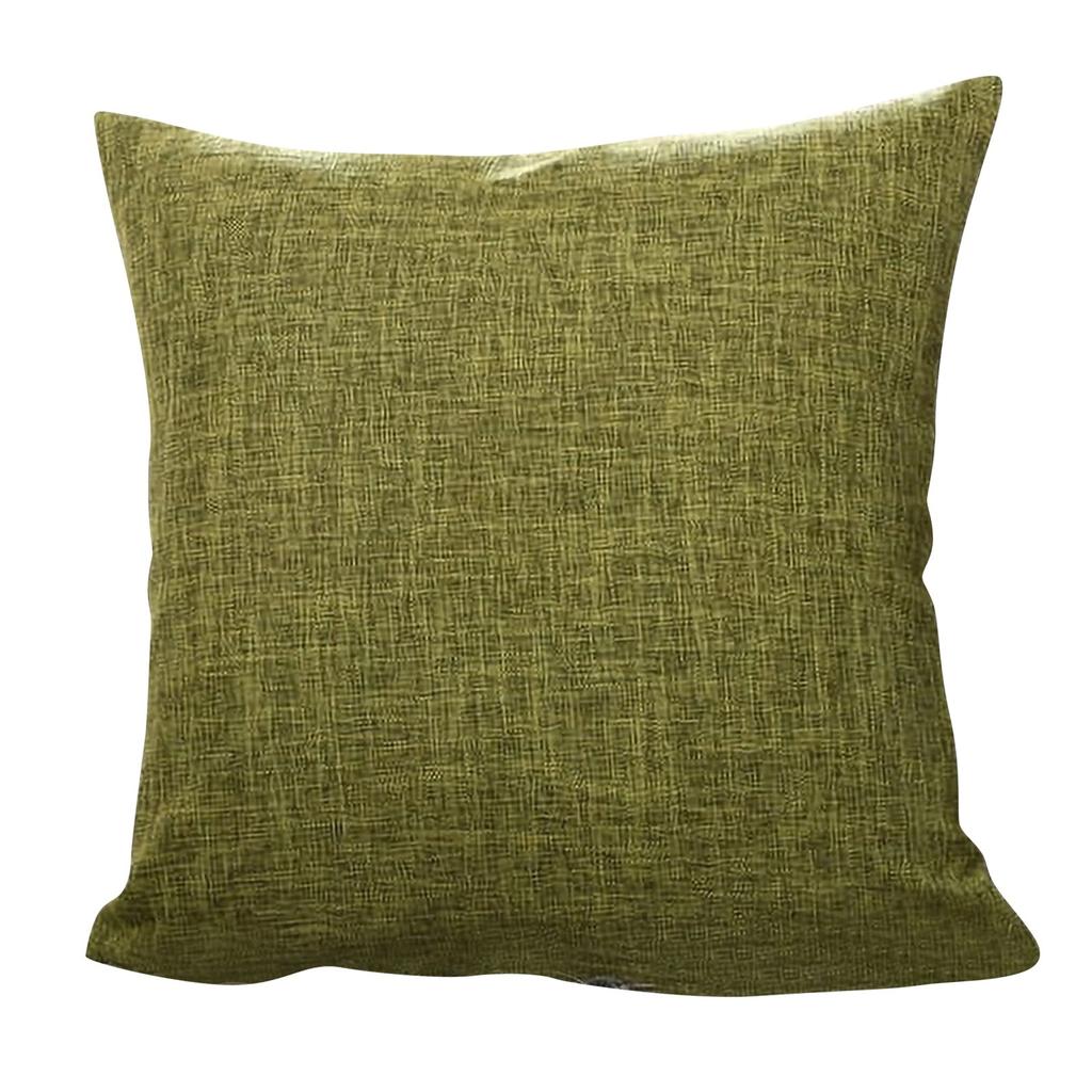 55 * 55cm Kissenbezug Zuhause Verdickter Leinen-Kissenbezug, Sofakissen, Bettkopfteil Weiche Polsterung
