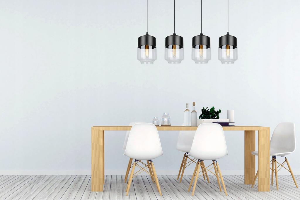 HÄNGENDE DECKENLAMPE, GLASPLAFOND, LED-LAMPE
