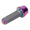 4pcs M5*15mm Bicycle Titanium Alloy Tapered Bolts Mountain Bike Stem Fixed Screws