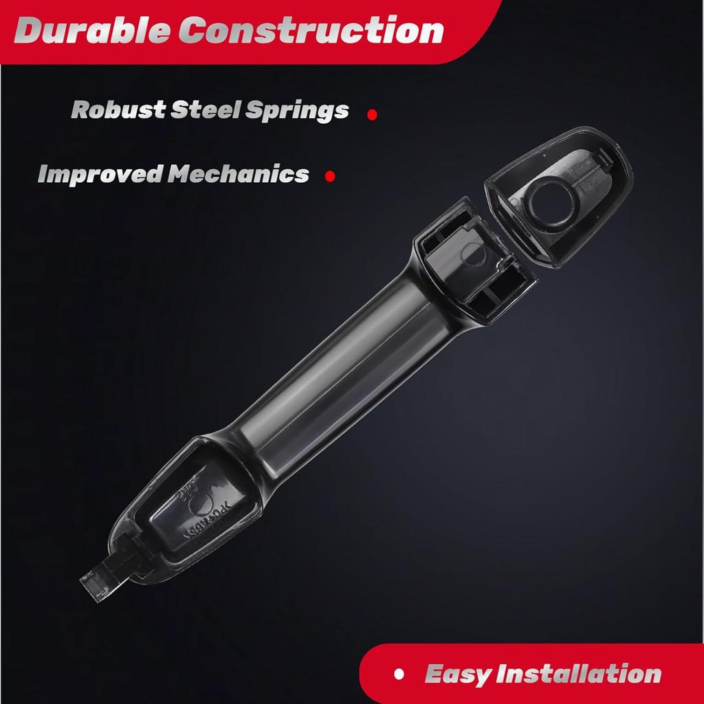 Exterior Door Handle Front Driver Passenger Side For 2002-2006 Toyota Camry, 2003-2013 Corolla Matrix, 2001-2008 RAV4, 2004-2008 Solara Prius, 2003