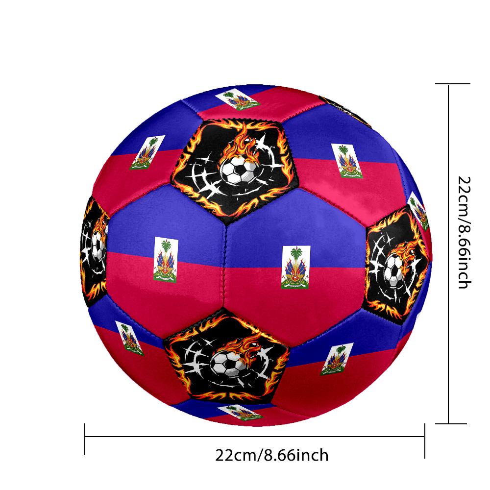 1pc Haitian Sports Theme Size 5 Soccer Ball Professional Match Training Football Indoor &Outdoor Sports Ball Lightweight Durable c6632