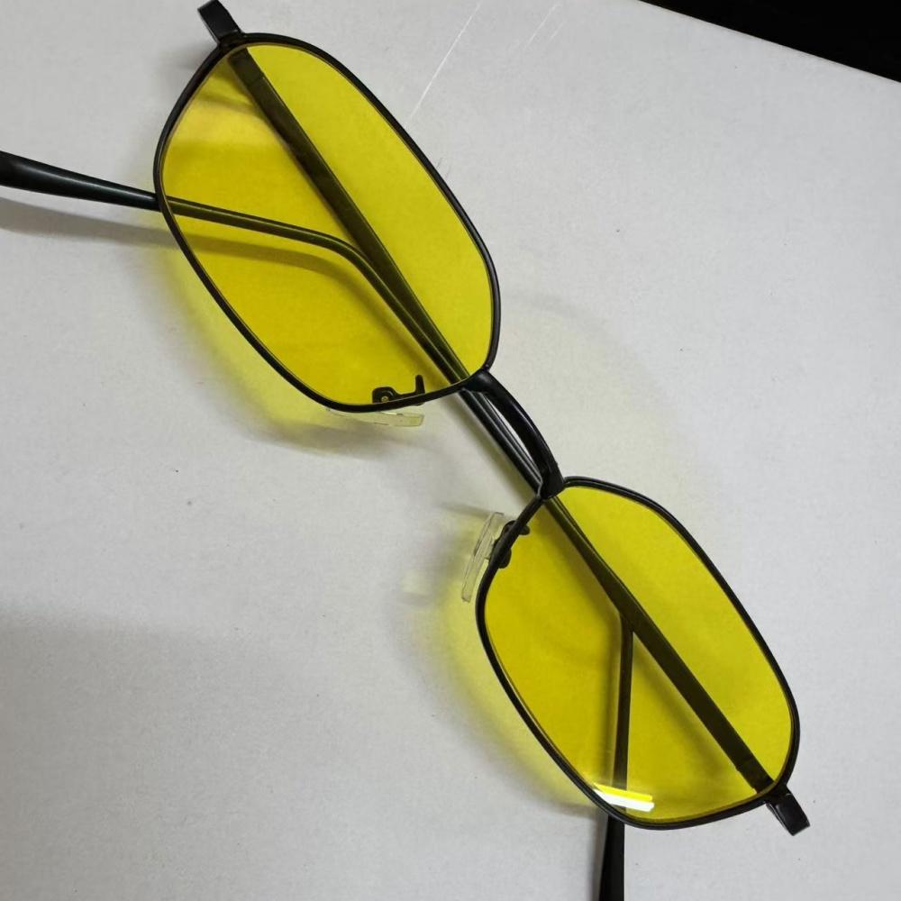 Trendy Rimless Geometric Sunglasses Women Men Small Frame Polygonal Y2k Sun Glasses Retro Gradient Lens Shades Eyewear
