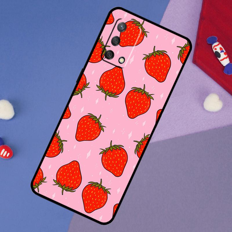 

Strawberry Case For Oppo A6 Pro A5 A18 A38 A58 A78 A98 A54 A74 A94 A17 A57 A80 A60 A40 A96 A76 A16 A15 OPPO A91