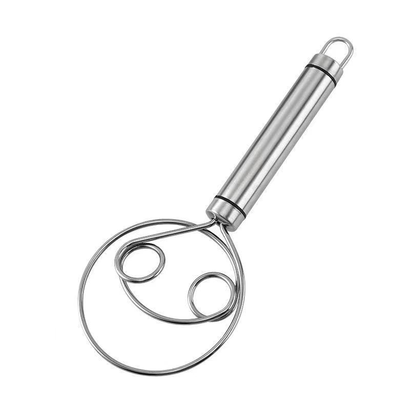 Non-stick Quick Egg Beater Bread Pastry Stainless Steel Dough Whisk Egg Mixer Hand Mixer Artisan Blender Kitchen Baking Tools