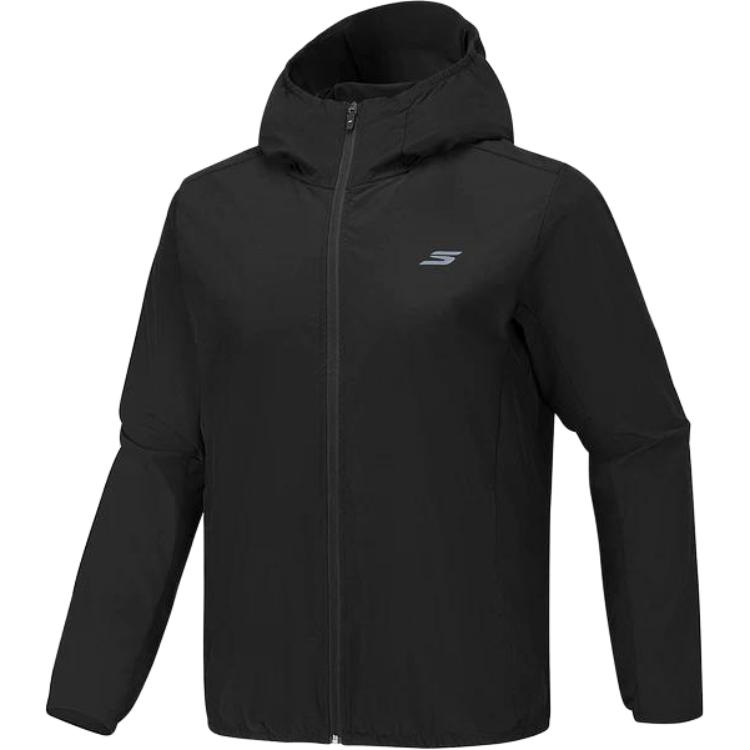 Skechers Базовая спортивная серия Удобная дышащая повседневная куртка с капюшоном Унисекс куртки P326M070-0018 S