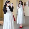 2026 Summer Korean Style Slimming Embroidered Dress