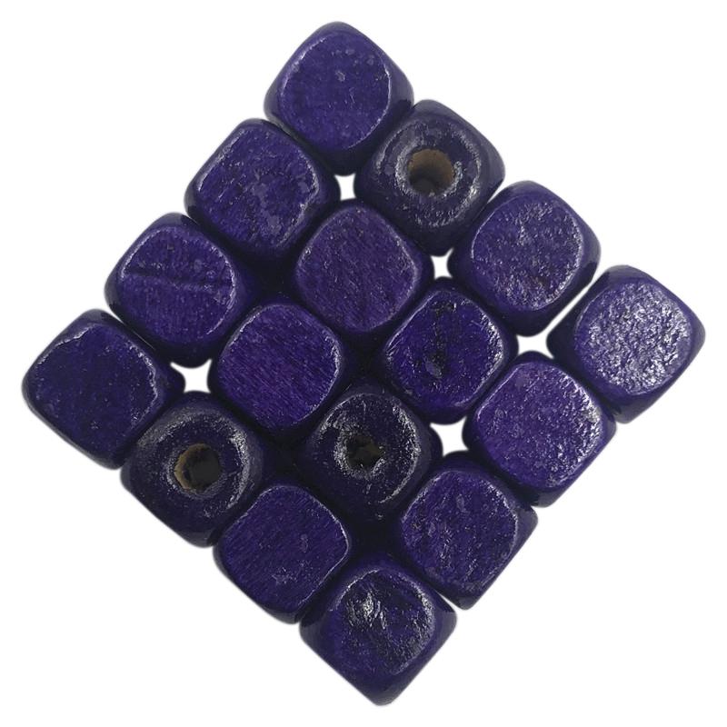 

Творческий DIY для оптового изготовления ювелирных изделий квадратные свободные бусины из дерева ручной работы 100 шт 6 мм аксессуары