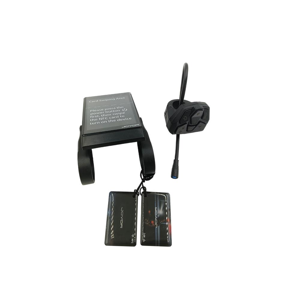 Display Interruttore Multifunzione con Coppia di 2 Chiavi NFC per Cruscotto Scooter Elettrico Serie Joyor T6 T10 S Parti di Ricambio