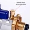 Gas Flow Control Valves Explosions Proof with Pressure Gauge Gas Tanks Pressure Regulator Suitable for Kitchen Safety