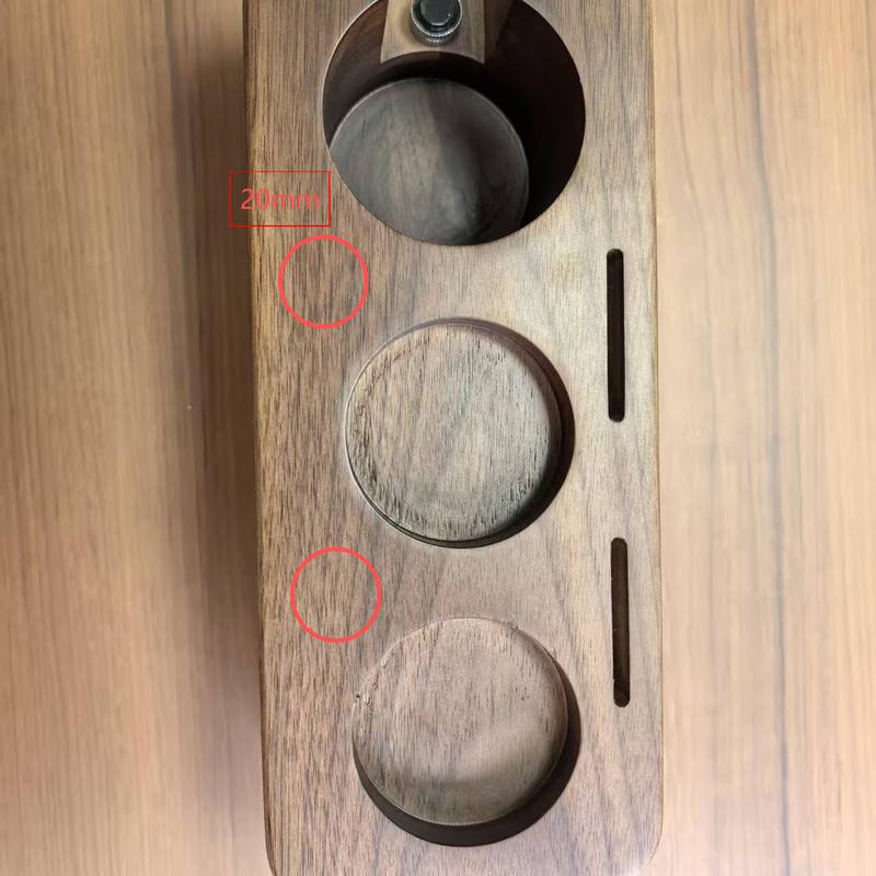 Walnut Wood Coffee Tamper Base