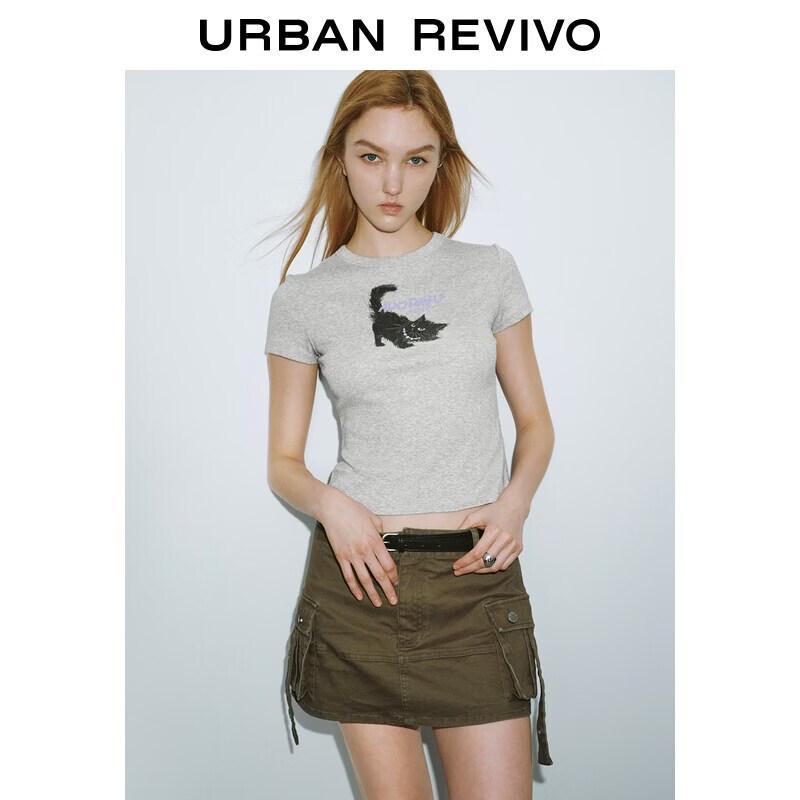UR2026 Women s Color-Block Letter Graphic Tee XL