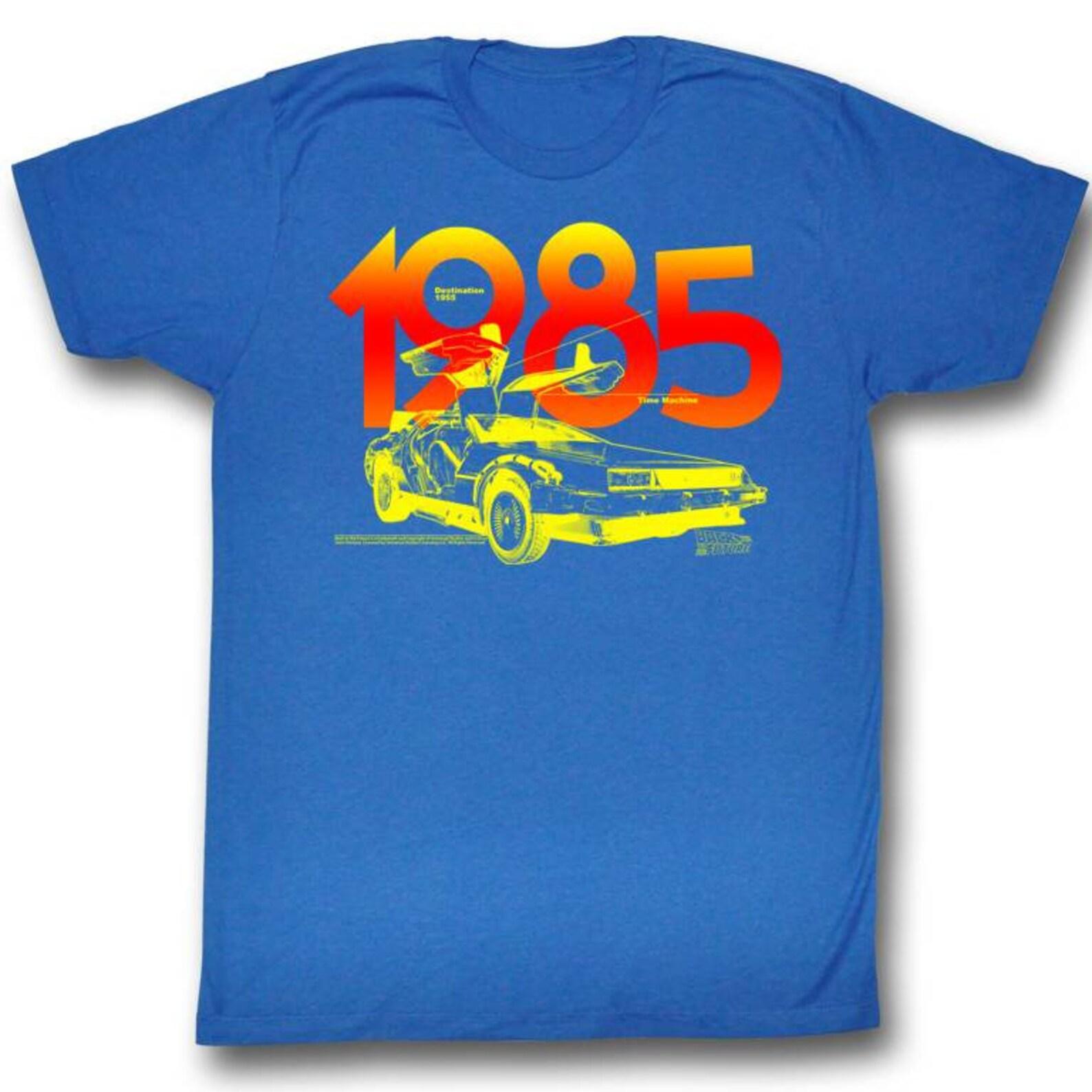 Back to the Future 1985 Royal Adult T-Shirt L