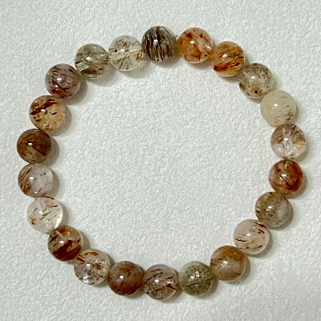 Women Natural Crystal Beaded Bracelets 8mm 10mm 12mm Round Yoga Bead Stretch Bangle Handmade DIY Jewelry Gift