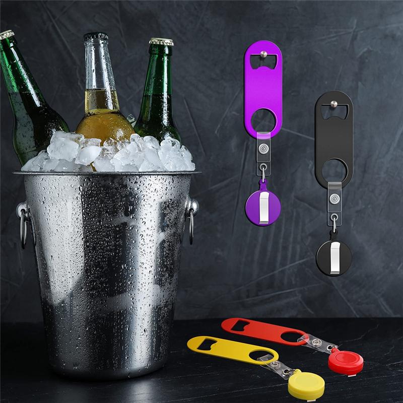 ABBP-Versatile Flat Bottle Opener With Retractable Function For Home And Restaurant Bartenders, Ideal For Anniversaries