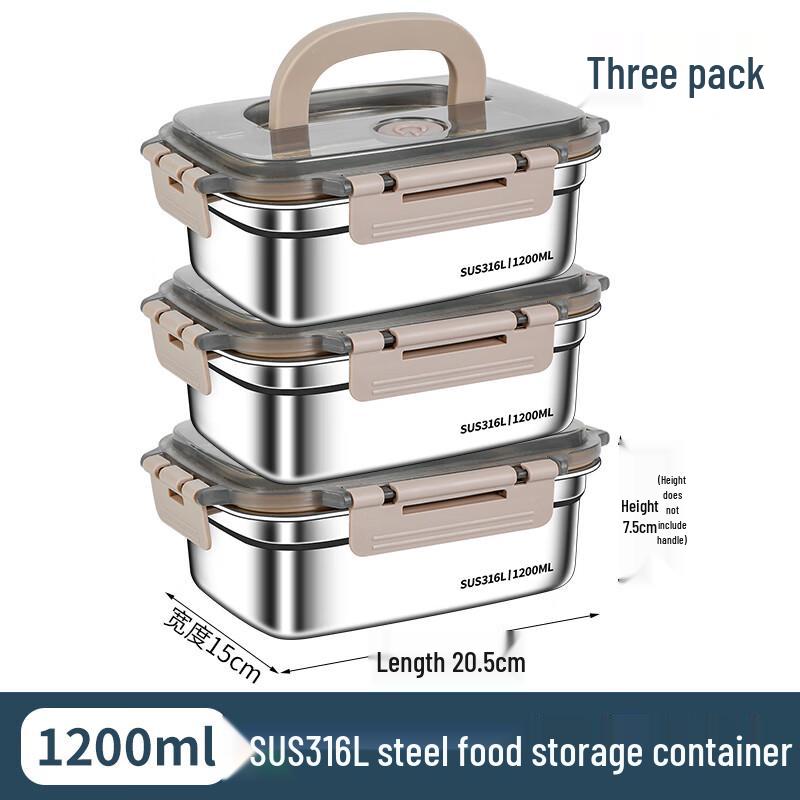 316 Stainless Steel Food Storage Container