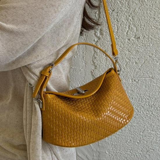 Vintage 2026 Handmade Woven Basket Shoulder Bag: Versatile Retro-Style Women's Underarm Handbag