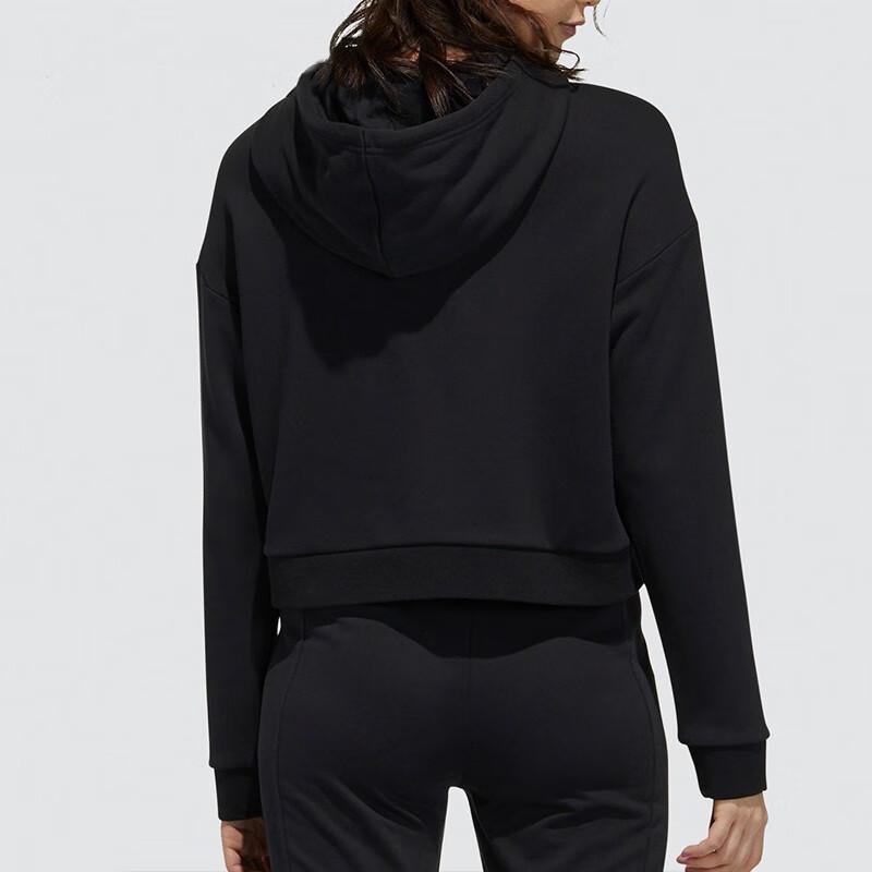 Adidas Neo X Gudetama Co-Branded Sports Hoodie Women Hoodie Black GU8164