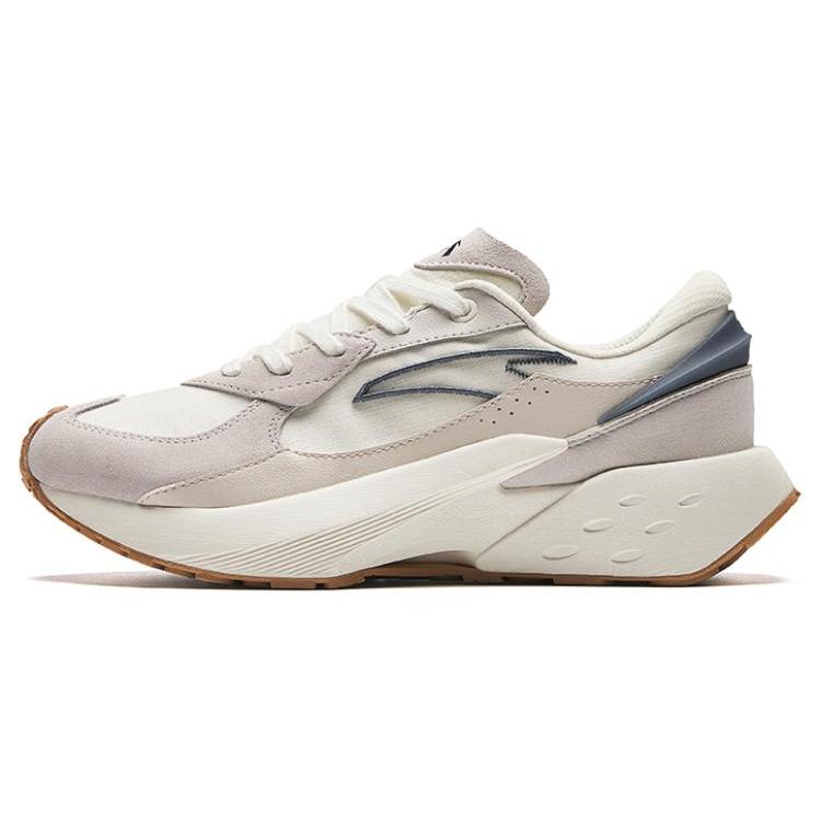 New Anta Rock Sugar 4 Cushioning Anti-Slip And Wear-Resistant Low-Top Casual Shoes Women's Ivory White 922428802-1