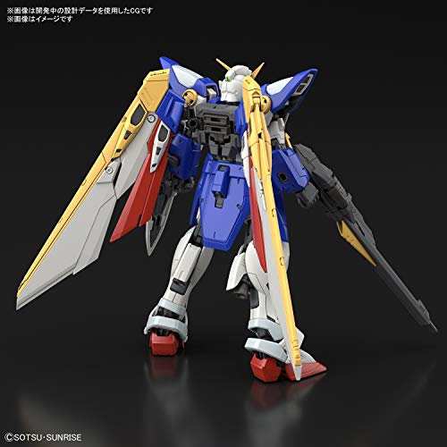 BANDAI SPIRITS RG Mobile Report Gundam W Wing Gundam 1/144 skala fargekodet plastmodell 2558575