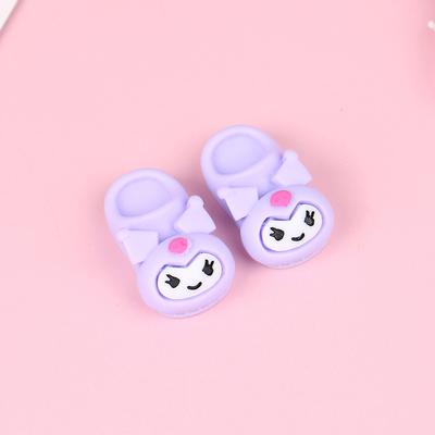 1Pair 1:12 Dollhouse Miniature Simulation Small Room Slippers Diy Accessories