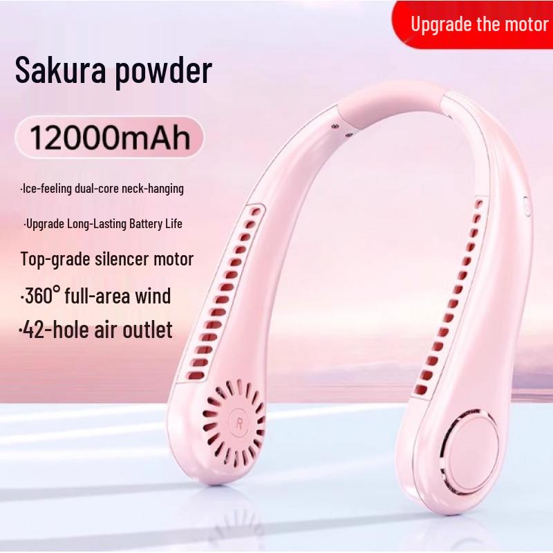 2025 Rechargeable Portable Neck Fan - Wearable, Hanging Electric Design