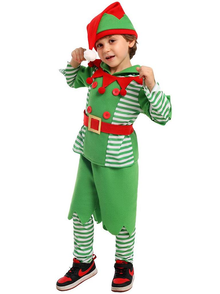 Kids' Christmas Elf Costume for Parties & Performances