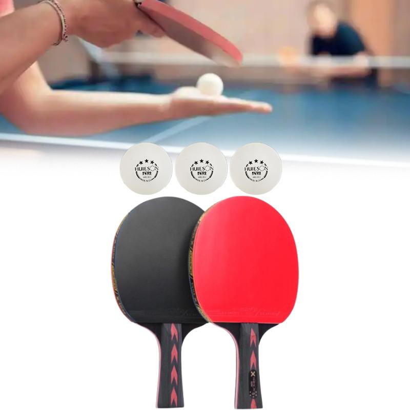 Table Racket Tennis Set With Ball Professional Competition Ping Racket Pong