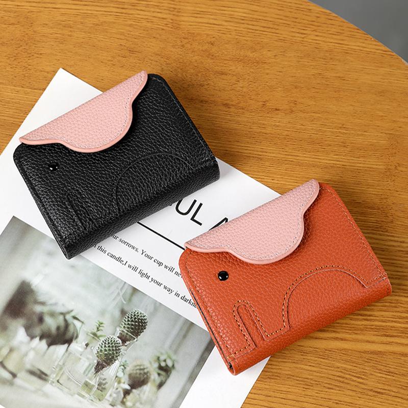 Mini Elephant Coin Purse Soft Pu Coin Keychain Wallet Storage Bag Cute Coin Purse For Women