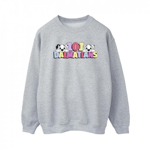 Disney Damen Weiß 101 Dalmatiner Sweatshirt Für Mehrfarbig Cm