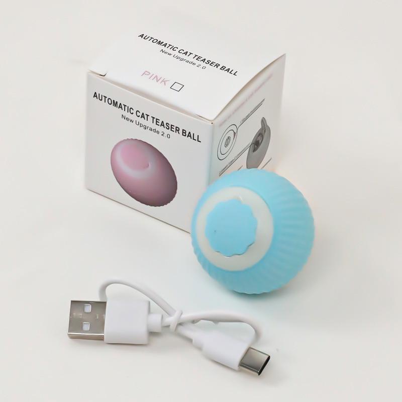 

Long-tail Toy Balls, Rechargeable Tuk-tuk Balls, Cat Self-entertainment Props, Cat Teasing Balls, Fun Cat Toys Blue ball (4.2cm)