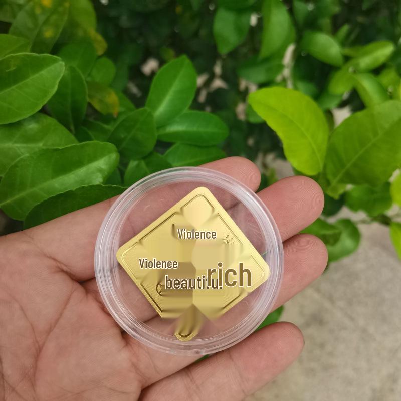 Gold 999 Leaf Phone Sticker: Wealth-Attracting Back Sticker, Ideal Birthday Gift