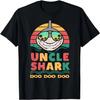 Uncle Shark Father's Day Papa Dad Uncle Men Gift T-Shirt