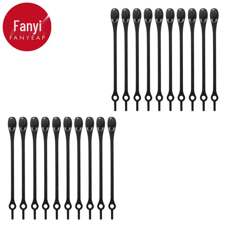 Silicone No-Tie Shoelaces with Free Shipping - 10Y A1P60 Lazy Buckle