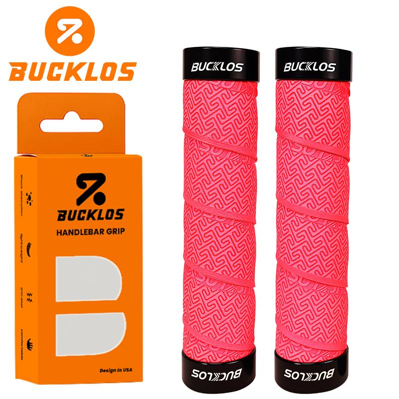 BUCKLOS Mtb Grips Ultralight Mountain Bike Grips Bicycle Handlebar Tape Grip Lock on AM BMX Mtb Cuffs Bicycle Handle Bike Part