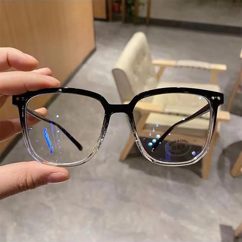 Vinage Anti Blue Light Glasses Men Computer Women Eyeglass Fashion Optical Plain Frame Spectacles Transparent Blocking Glasses