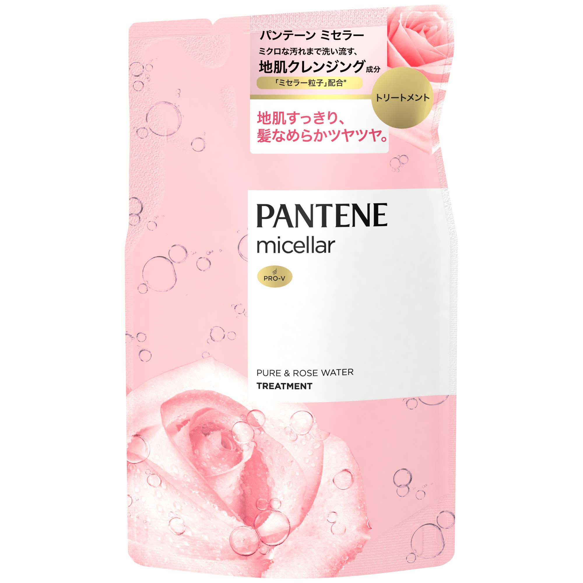 Pantene Micellar Treatment 350g Refill Pure Rose Water &