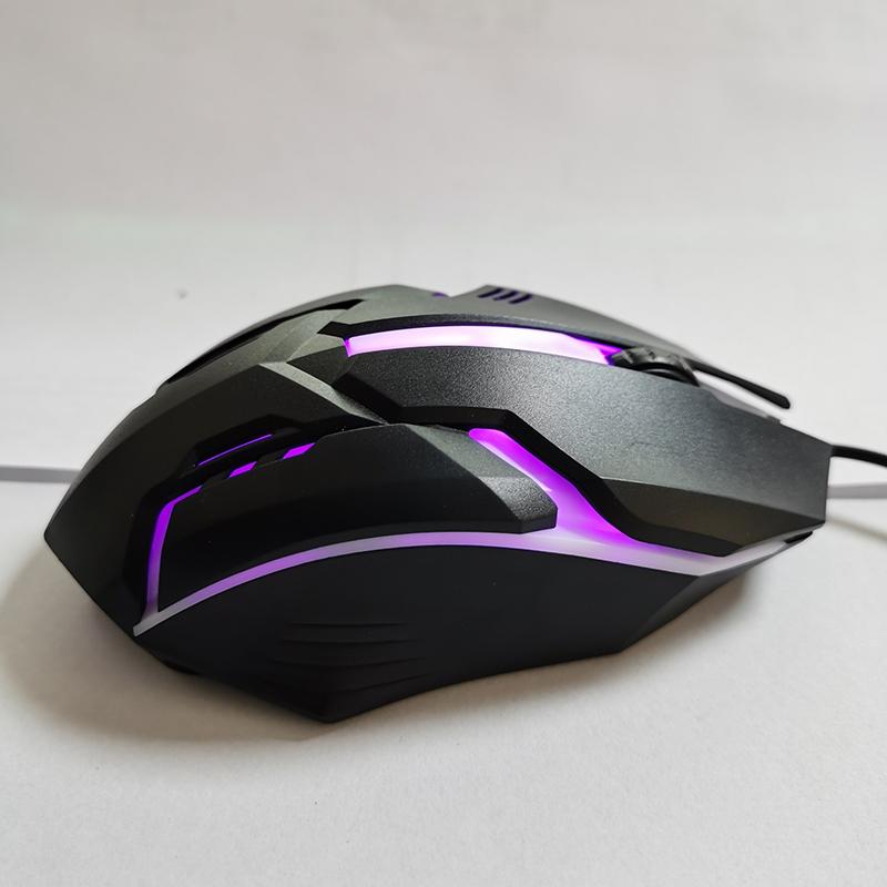 Sports Led Luminous Backlit Wired Mouse Usb Wired For Desktop Laptop Mute Office Computer Gaming Mouse