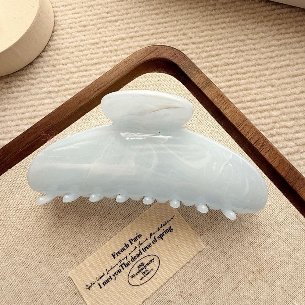 New Marble Stripes Pattern Hair Claw Clip Large Colorful Hair Clip Decorative Hairpin Women